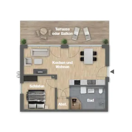 Appartement Gebirgsresort Gedankenpause 1 3 1 *