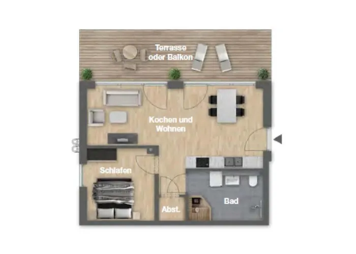 Appartement Gebirgsresort Gedankenpause 1 3 1 *